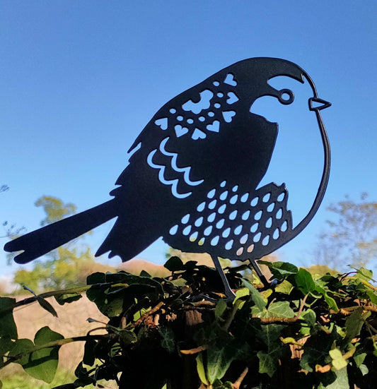 Metal Bird Fence Topper – Robin, Blue Tit, Wren or Long-Tailed Tit